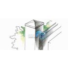 Felső vezető görgő, 42 mm