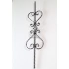 Díszített pálca négy S-sel és kosárral 1000x180 mm