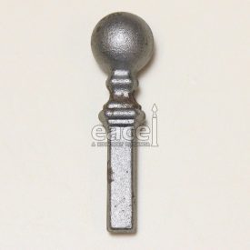 Csúcsdísz 95x27 mm, talp: 12x12 mm