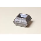 Fűzhető dísz 38x22, 16-os négyzetacélra