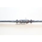 Egy babás pálca (41069) 1000x25 mm, kalapált