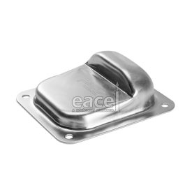   PSG Kétszárnyú kapuhoz ütközőbak, csavarozható 138x158x50 mm