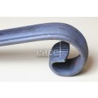 Korlátvég 50x14-es domború laposacélból