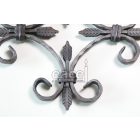 Kovácsoltvas díszítőelem, 240x240 mm