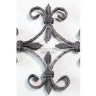 Kovácsoltvas díszítőelem, 240x240 mm