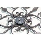 Kovácsoltvas középdísz, 650x650 mm