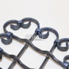 Kovácsoltvas középdísz, 375x300 mm