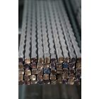 Négyzetacél 25 mm, mángorolt