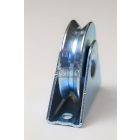 Alsó villás, talpas görgő Y 50 mm