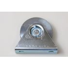 Alsó villás, talpas görgő U 80mm