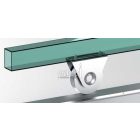 Alsó villás, talpas görgő U 80mm