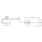 Felső csapágy 40 mm