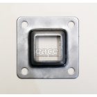 Oszloptalp, csavarozható 100x100 mm, belső átm: 38x38 mm