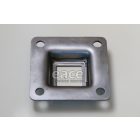 Oszloptalp, csavarozható 100x100 mm, belső átm: 38x38 mm