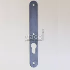 Zárcímke 25×5mm laposacélból, hegeszthető gombhoz