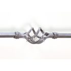 Egy kosaras pálca, csavart szárral 950x55 mm