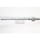 Egy kosaras pálca, csavart szárral 950x55 mm