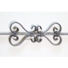 Díszített pálca négy S-sel, 950x155 mm