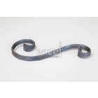 S-elem 230x85 mm, 12x6 mm, nútolt, mángorolt