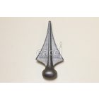 Csúcsdísz 125x60 mm, talp: 32 mm