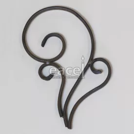 Csigás betételem(rész), 250x140 mm
