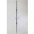Kovácsolt pálca 1000x23 mm, kettő dísszel