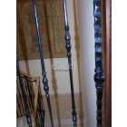 Kezdőoszlop átm.: 25x25 mm, kalapált, babás