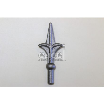 Csúcsdísz 130x53 mm, talp: 13 mm