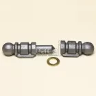 Kovácsolt kapupánt 125 mm, nyolcszögletű