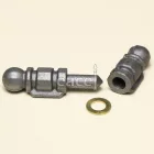 Kovácsolt kapupánt 125 mm, nyolcszögletű