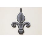 Csúcsdísz 133x90 mm, talp: 21x21 mm