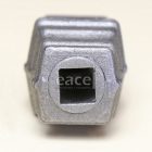 Fűzhető dísz 68x40 mm, 12-es négyzetacélra