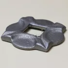 Kovácsoltvas talp 100x100 mm, belső: 30x30 mm