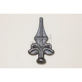 Csúcsdísz 82x40 mm, talp: 16 mm