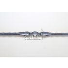 Kovácsolt pálca, középen préselt, mángorolt