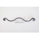 Bajusz elem 385x45 mm, 12x6 mm, hullám