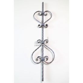 Díszített pálca négy S-sel  900x190 mm