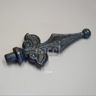 Csúcsdísz 133x55 mm, talp: 12 mm