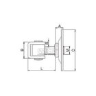 Állítható rögzítőlemezes forgáspont komplett, M24