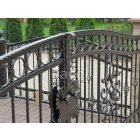 Kovácsolt fogantyú virágos átm: 70 mm