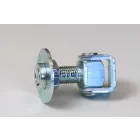 Állítható forgáspont acél oszlopra, alátétes, M20