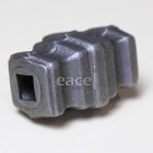 Fűzhető dísz 68x40 mm, 16-es négyzetacélra